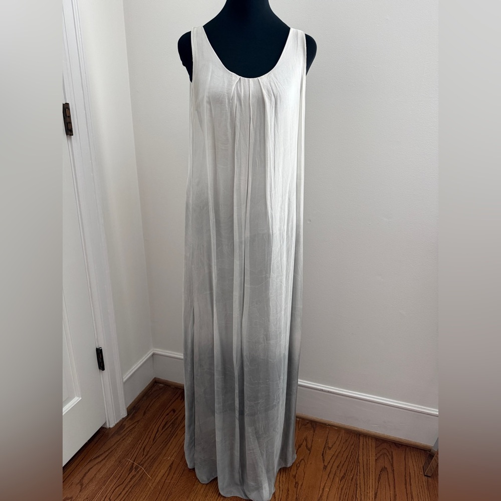Tank dress with flowy overlay and ombré detail- Sz L